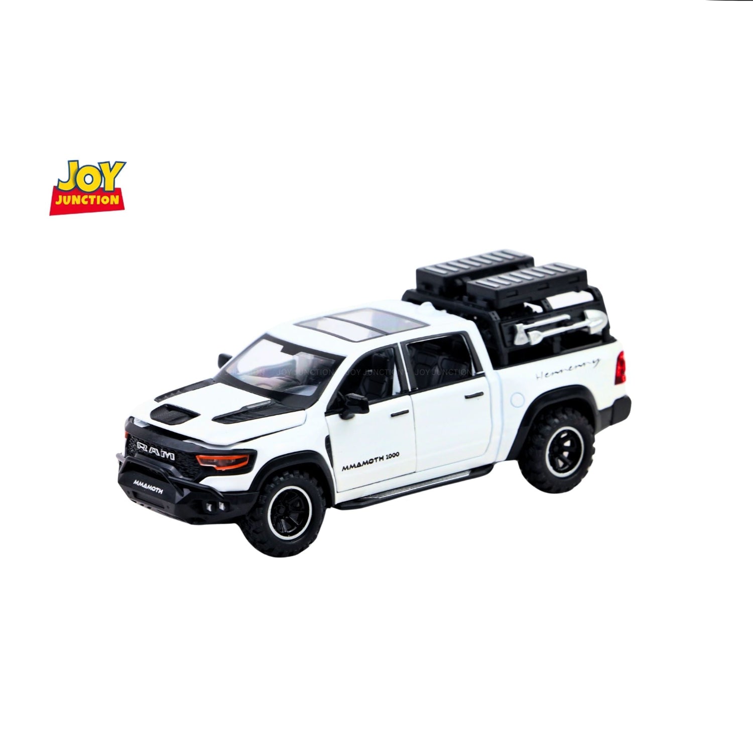 Ram Mamoth - Light, Sound with Openable Doors, 1:32 Scale (White)