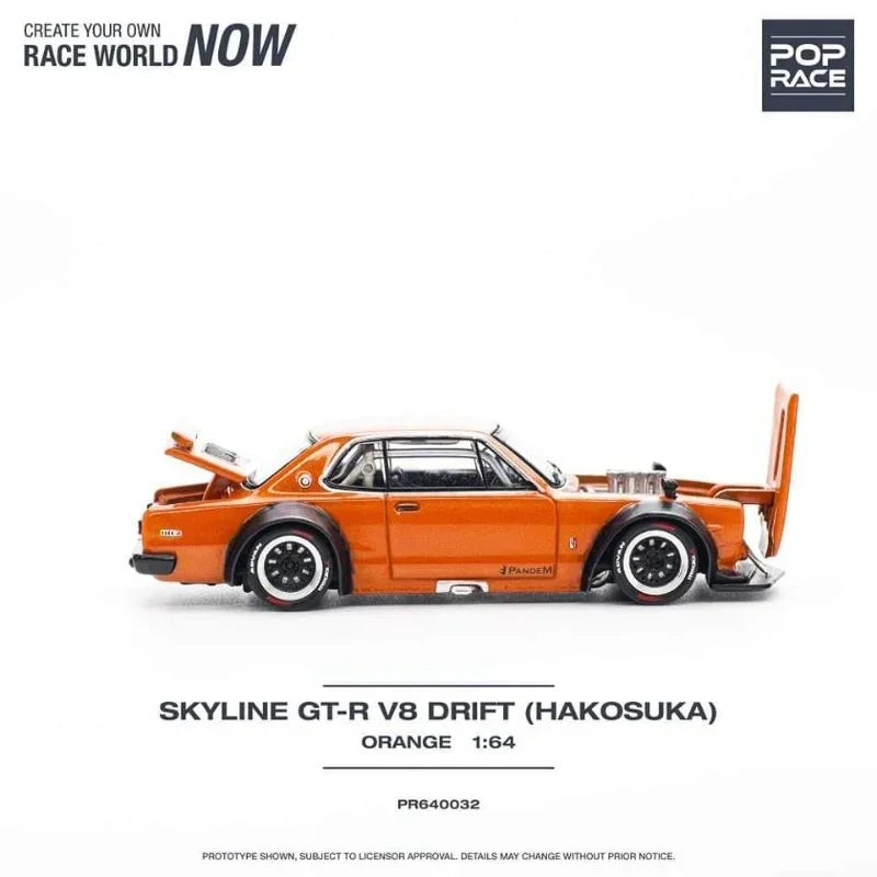 Premium scale diecast model car – Skyline GT-R V8 Drift (KENMERI), 1:64 Scale Collectible