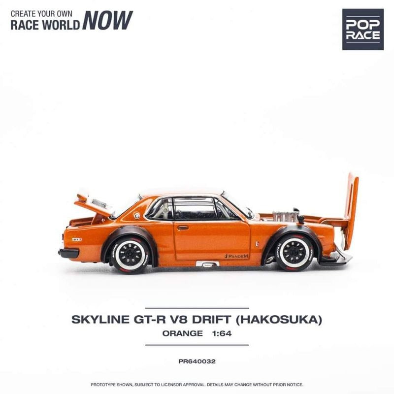 Skyline GT-R V8 Drift (KENMERI), 1:64 Scale