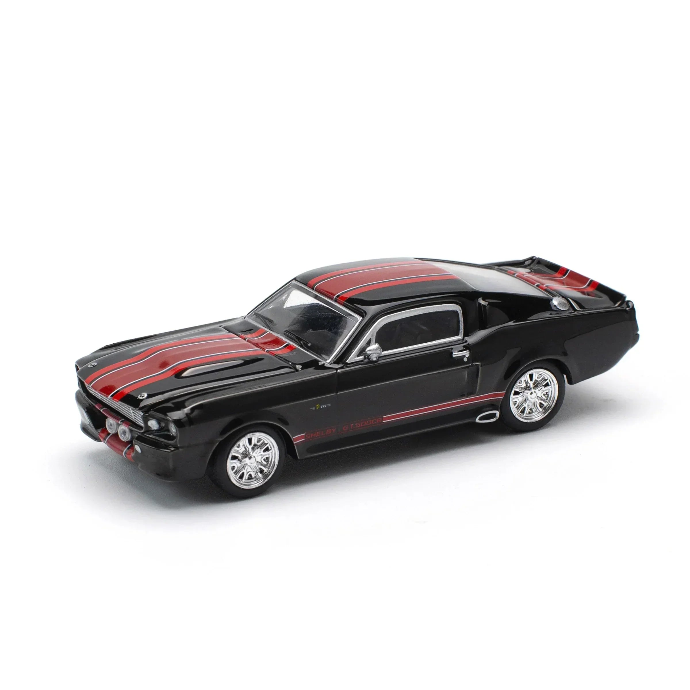 Premium scale diecast model car – Shelby Mustang GT500, 1:64 Scale (Black) Collectible