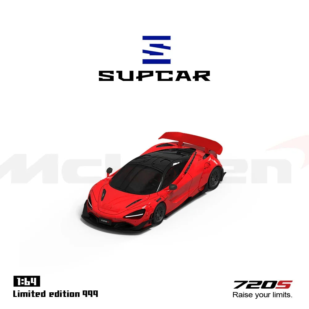 Premium scale diecast model car – *PRE-ORDER* SC-McLaren 720S(Limited Edition 999), 1:64 Scale (Red) Collectible