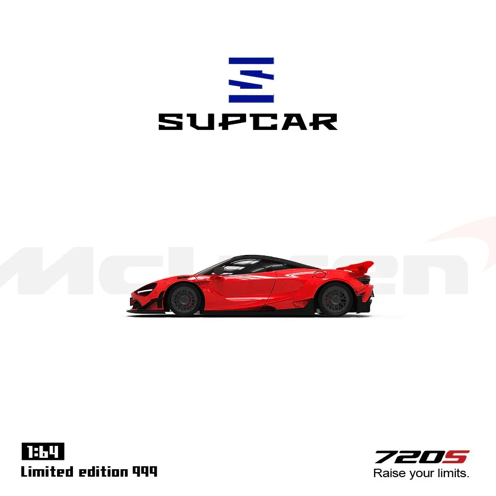 Premium scale diecast model car – *PRE-ORDER* SC-McLaren 720S(Limited Edition 999), 1:64 Scale (Red) Collectible