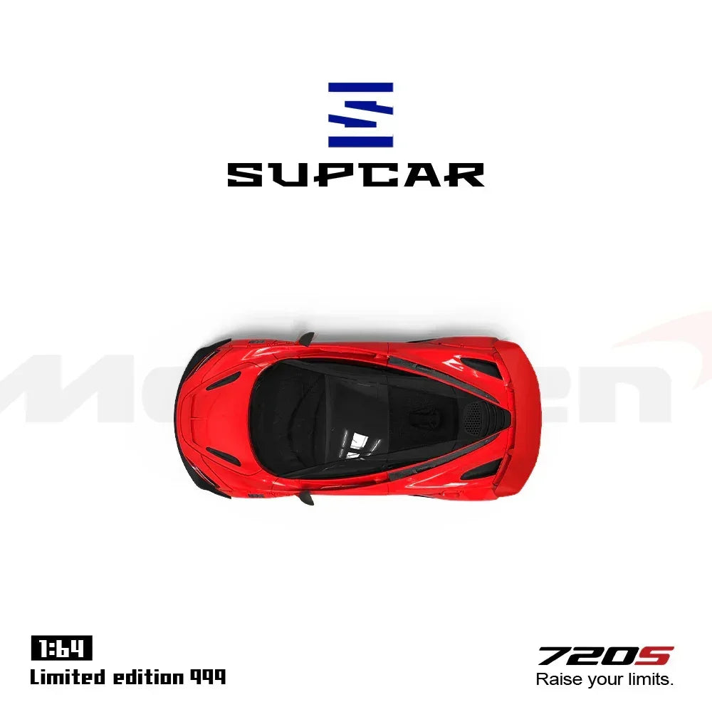 Premium scale diecast model car – *PRE-ORDER* SC-McLaren 720S(Limited Edition 999), 1:64 Scale (Red) Collectible