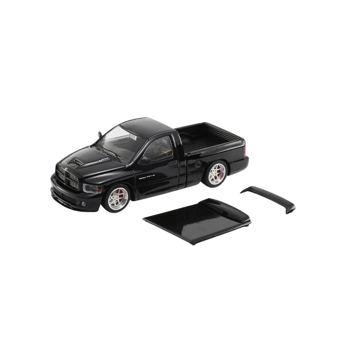 Premium scale diecast model car – *PRE-ORDER* Dodge Ram SRT-10 (2003), 1:64 Scale (Black) Collectible