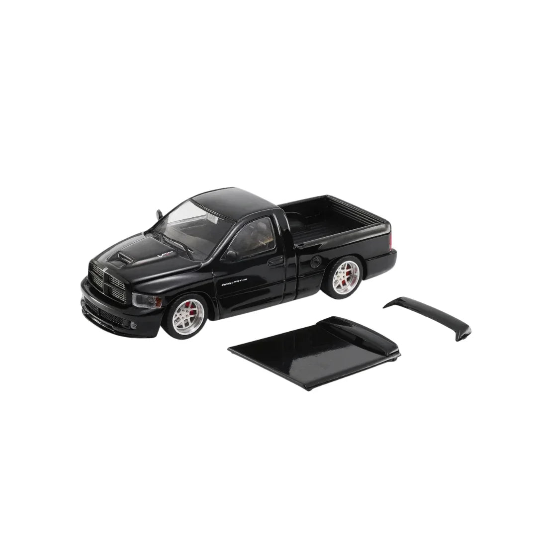 Premium scale diecast model car – *PRE-ORDER* Dodge Ram SRT-10 (2003), 1:64 Scale (Black) Collectible