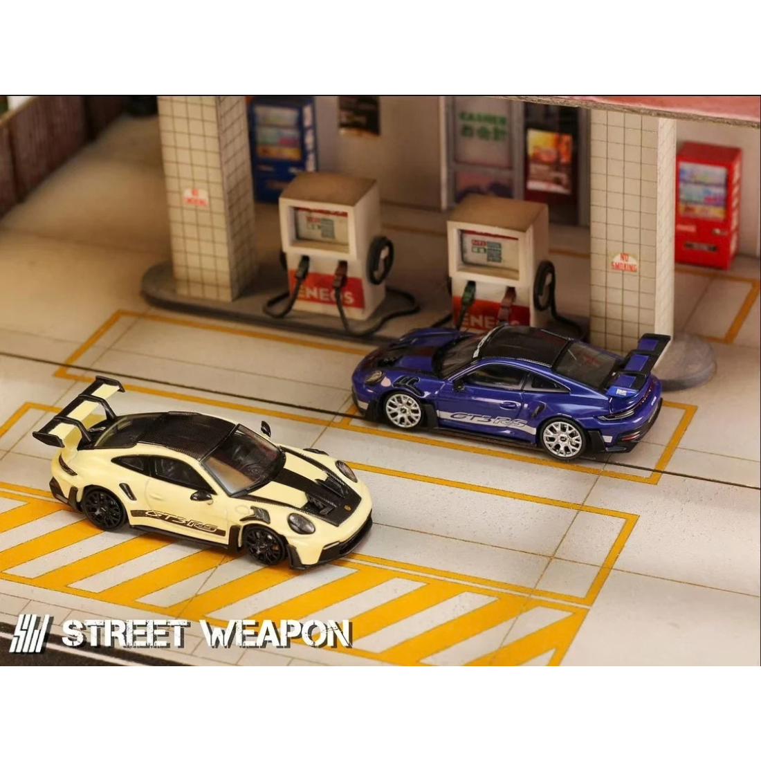 Porsche 992 GT3 RS (Limited to 499pcs), 1:64 Scale (Beige)