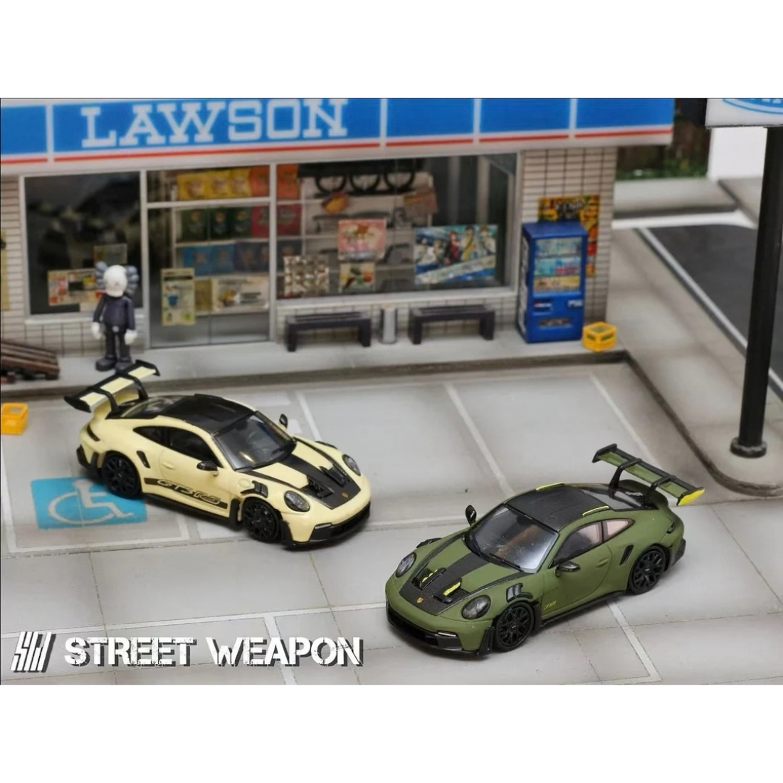 Porsche 992 GT3 RS (Limited to 499pcs), 1:64 Scale (Beige)
