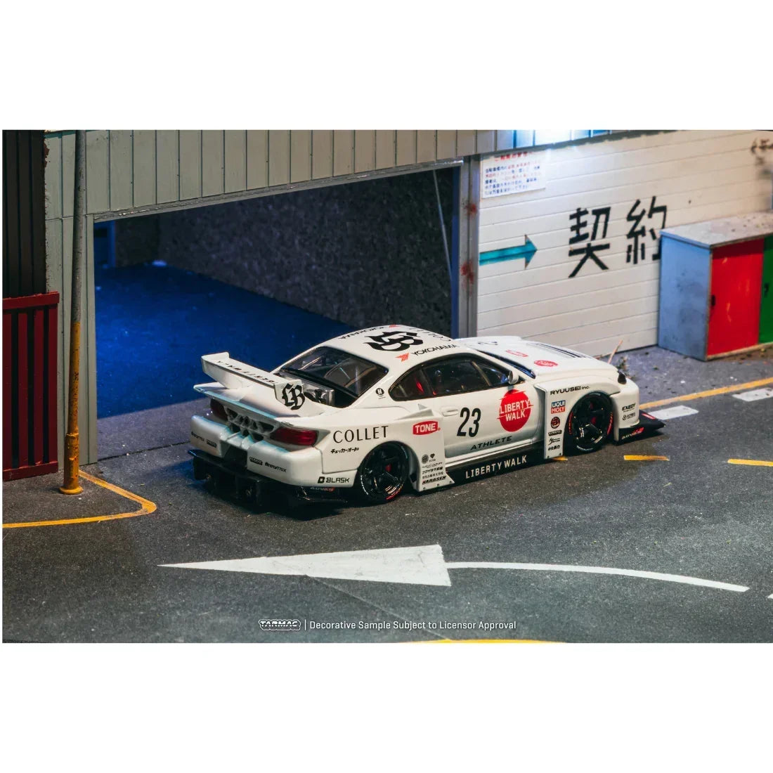 Premium scale diecast model car – *PRE-ORDER* LB-Super Silhouette Nissan SILVIA (S15) Drift (Open Bonnet & with Engine Compartment) 2025, 1:64 Scale Collectible