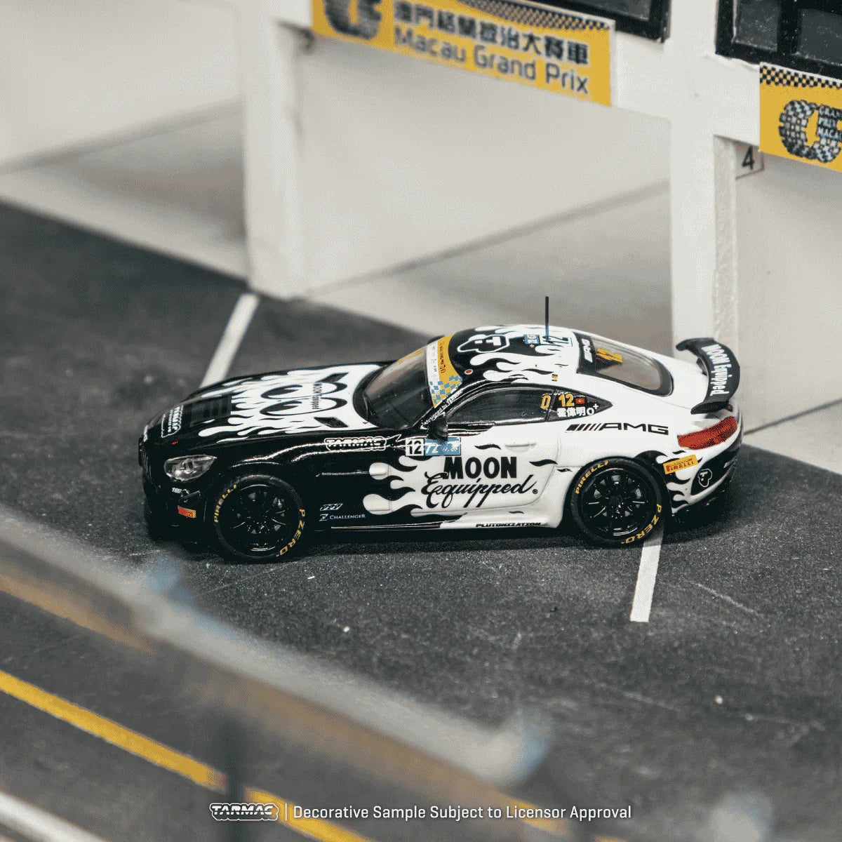 Premium scale diecast model car – *PRE-ORDER* Mercedes-AMG GT4 Greater Bay Area GT Cup (GT 4) Macau 2025 FOK Wai Ming, 1:64 Scale Collectible