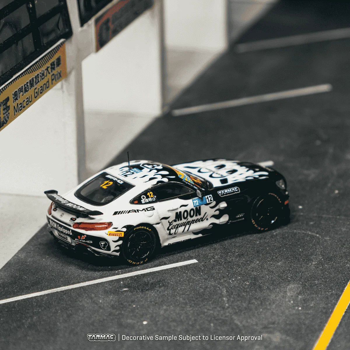 Premium scale diecast model car – *PRE-ORDER* Mercedes-AMG GT4 Greater Bay Area GT Cup (GT 4) Macau 2025 FOK Wai Ming, 1:64 Scale Collectible