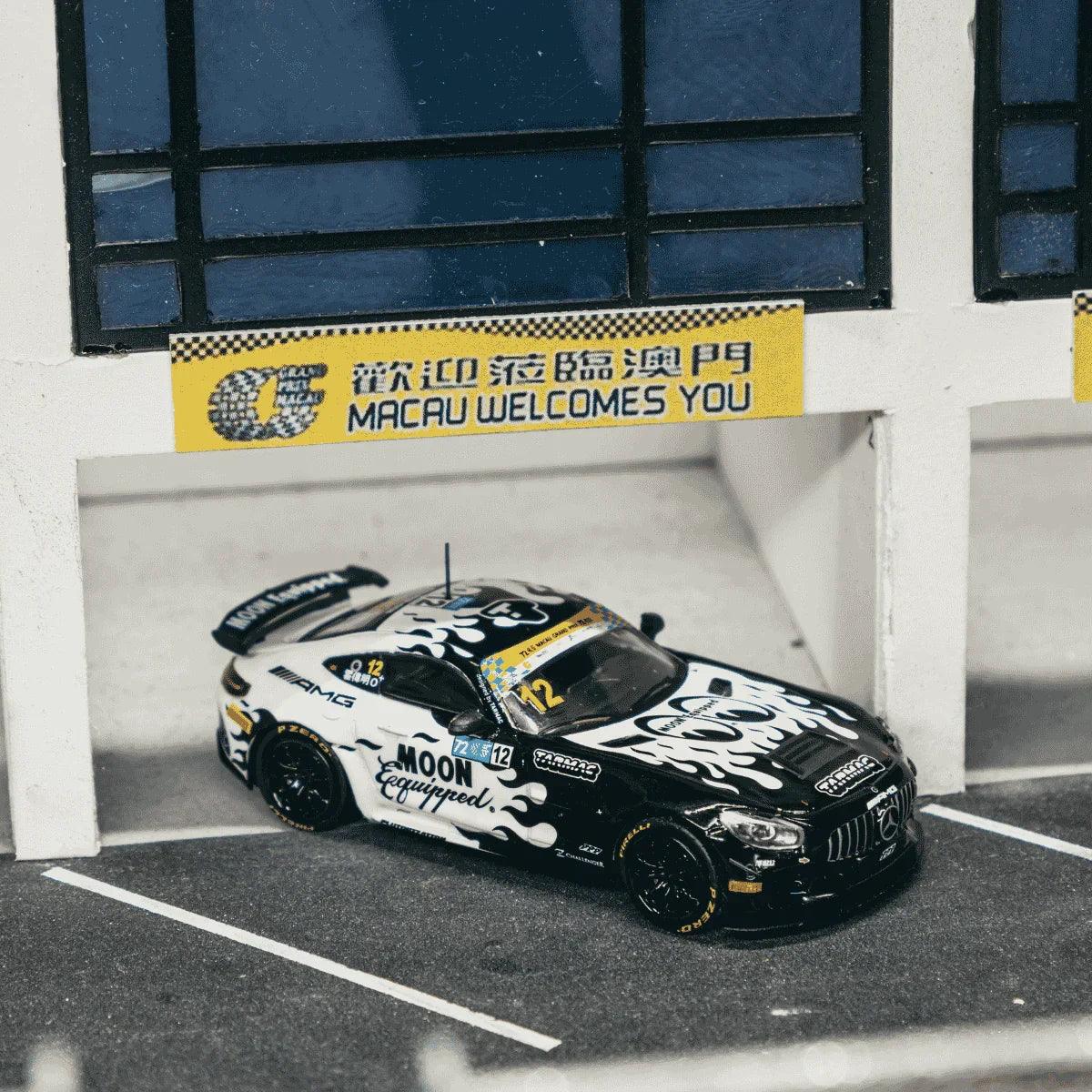 Premium scale diecast model car – *PRE-ORDER* Mercedes-AMG GT4 Greater Bay Area GT Cup (GT 4) Macau 2025 FOK Wai Ming, 1:64 Scale Collectible