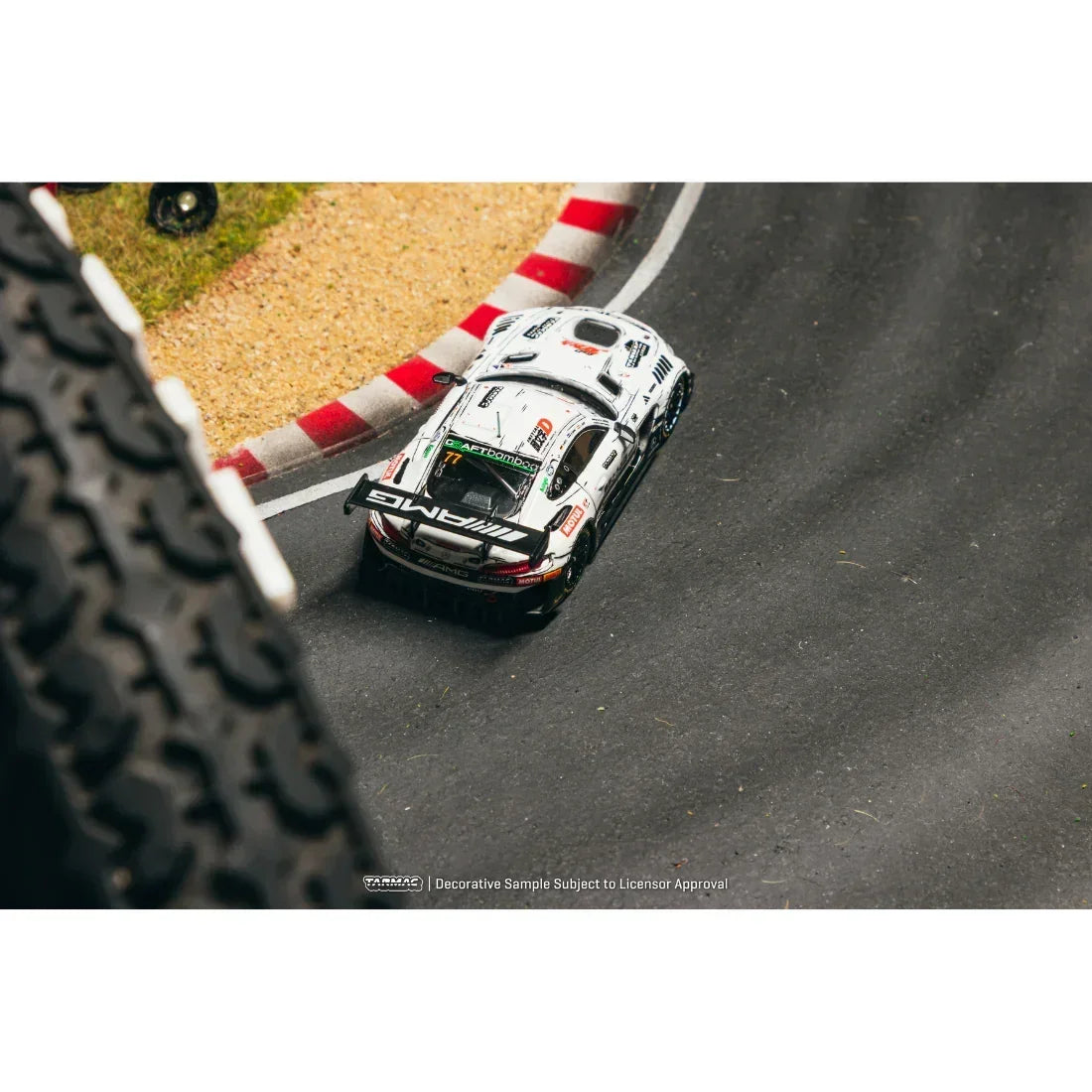 Premium scale diecast model car – *PRE-ORDER* Mercedes-AMG GT3 Bathurst 12h Craft-Bamboo Racing with Diorama Display Base 2026, 1:64 Scale Collectible