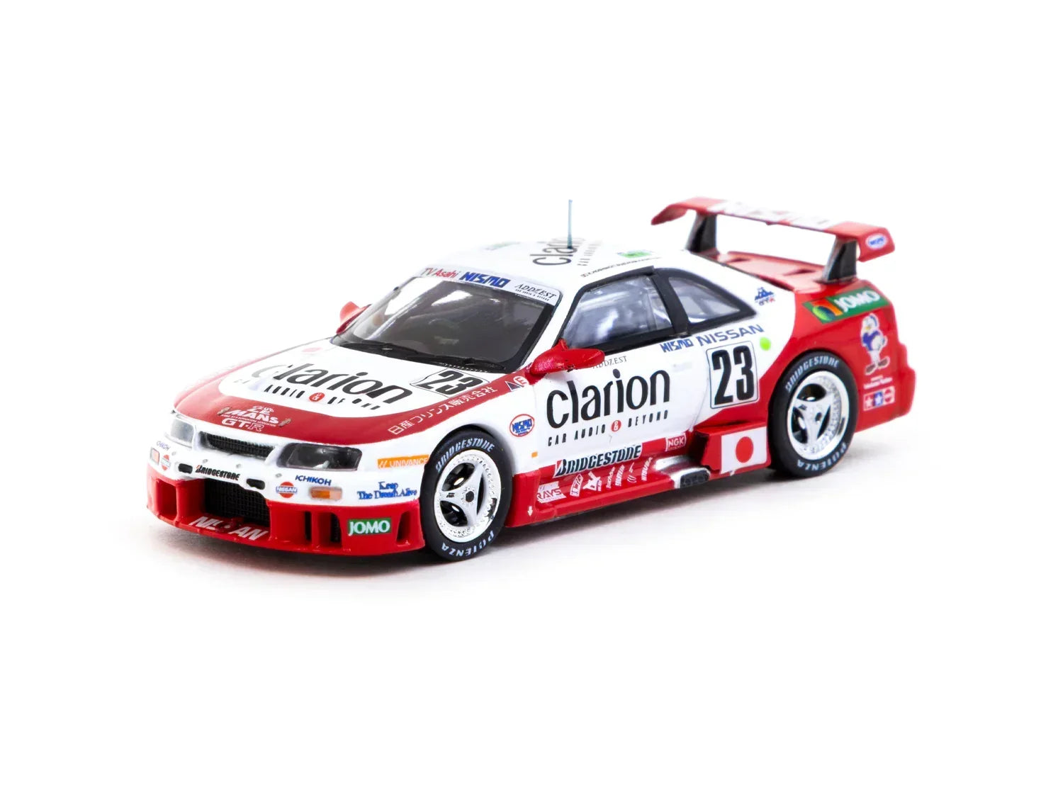 Premium scale diecast model car – Nissan Nismo GT-R LM 24h of Le Mans 1995 Presentation #23 - Hobby64, 1:64 Scale (White) Collectible