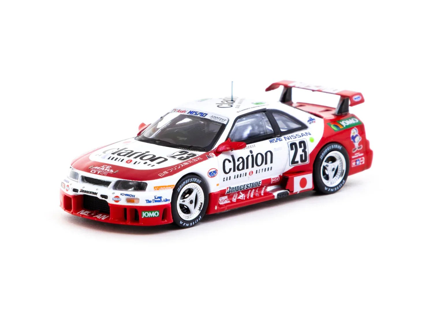 Premium scale diecast model car – Nissan Nismo GT-R LM 24h of Le Mans 1995 Presentation #23 - Hobby64, 1:64 Scale (White) Collectible