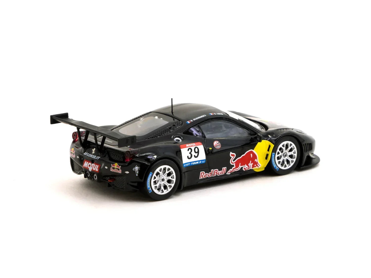 Premium scale diecast model car – Ferrari 458 Italia GT3 GT TOUR 2011 #39 - Hobby64, 1:64 Scale (Black) Collectible