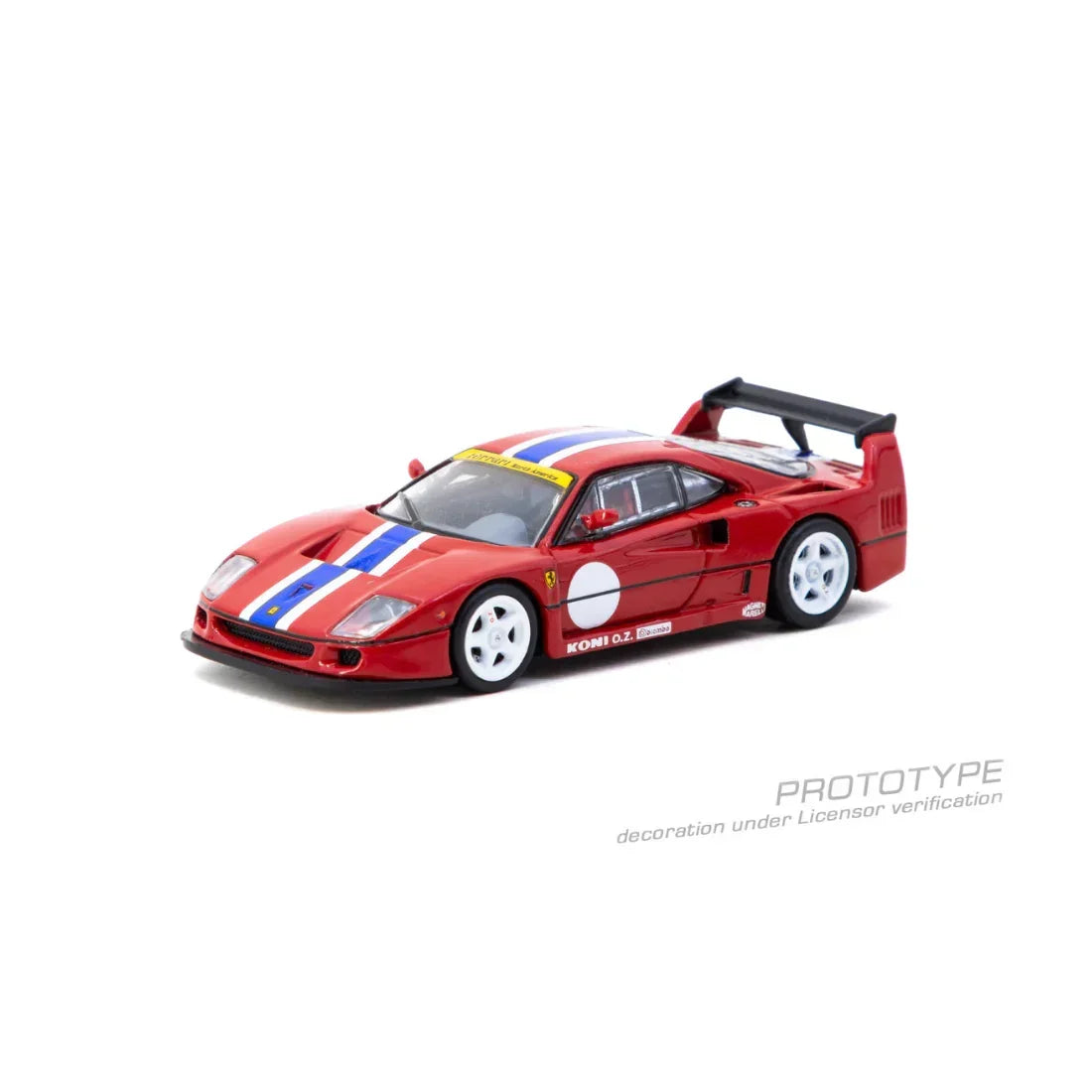 Premium scale diecast model car – *PRE-ORDER* Ferrari F40 LM, 1:64 Scale (Red) Collectible