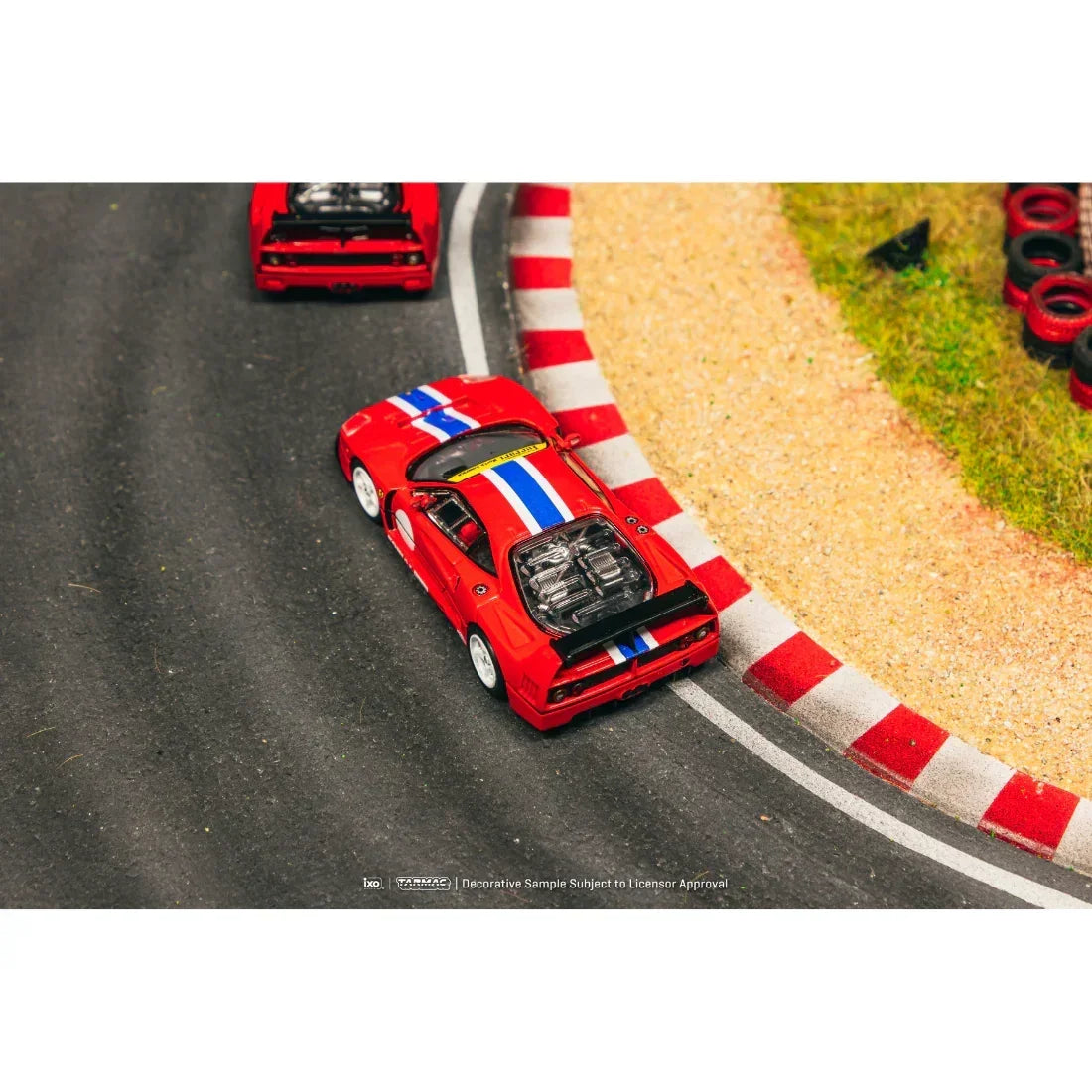 Premium scale diecast model car – *PRE-ORDER* Ferrari F40 LM, 1:64 Scale (Red) Collectible