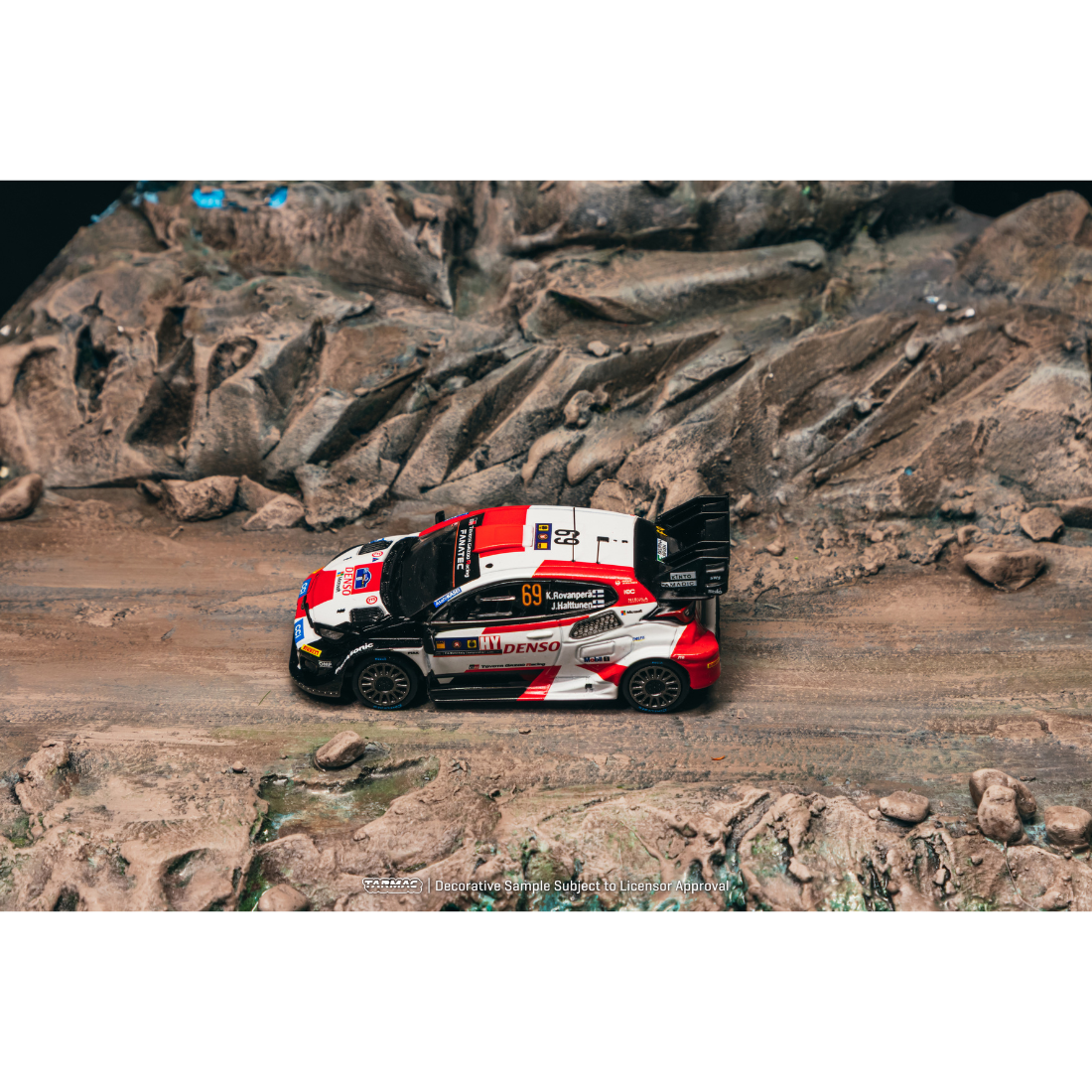 Premium scale diecast model car – *PRE-ORDER* Toyota GR YARIS Rally1 HYBRID Central European Rally 2023 WRC World Champion Kalle Rovanperä / Jonne Halttunen 2023, 1:64 Scale Collectible
