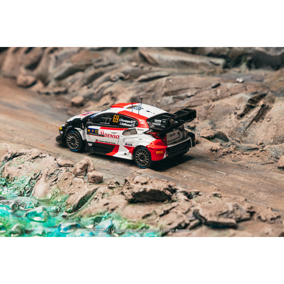 Premium scale diecast model car – *PRE-ORDER* Toyota GR YARIS Rally1 HYBRID Central European Rally 2023 WRC World Champion Kalle Rovanperä / Jonne Halttunen 2023, 1:64 Scale Collectible