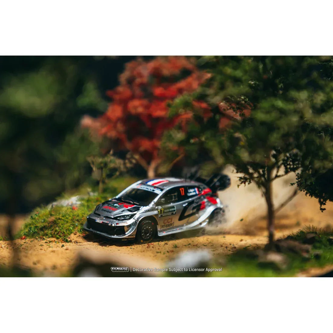 Premium scale diecast model car – *PRE-ORDER* Toyota GR YARIS Rally1 HYBRID Rally Saudi Arabia WRC World Champion Sébastien Ogier / Vincent Landais 2025, 1:64 Scale Collectible