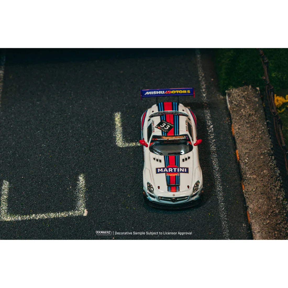Premium scale diecast model car – *PRE-ORDER* Mercedes-Benz SLS AMG GT3 12h ZANDVOORT 2014 Winner, 1:64 Scale Collectible