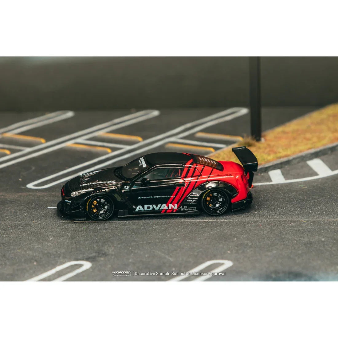 Premium scale diecast model car – *PRE-ORDER* LB Works Nissan GT-R Type 2 Advan, 1:64 Scale Collectible