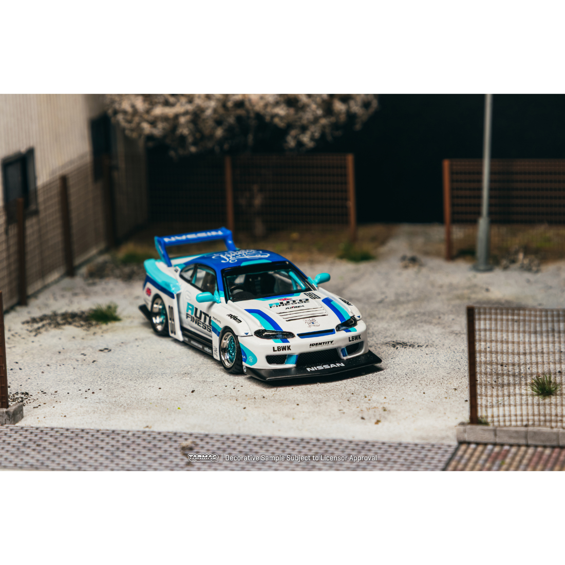 Premium scale diecast model car – *PRE-ORDER* LB-Super Silhouette Nissan SILVIA (S15) Auto Finesse, 1:64 Scale Collectible