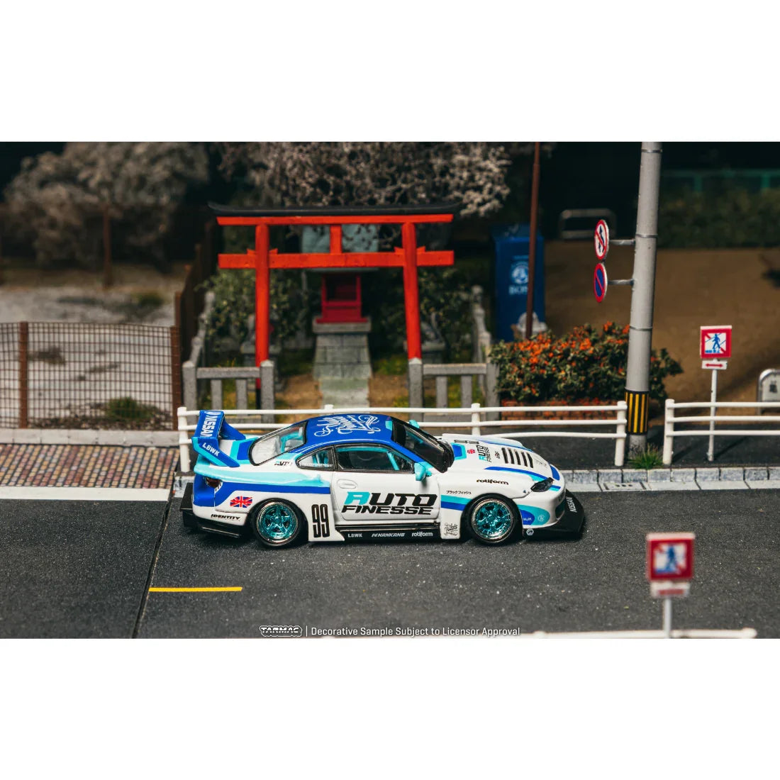 Premium scale diecast model car – *PRE-ORDER* LB-Super Silhouette Nissan SILVIA (S15) Auto Finesse, 1:64 Scale Collectible