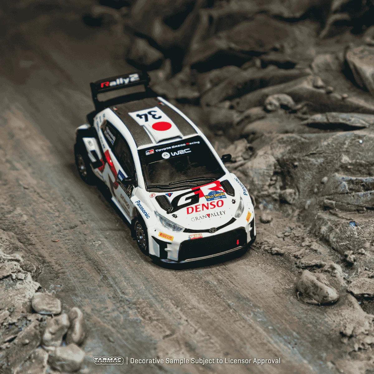 Premium scale diecast model car – *PRE-ORDER* X iXO Models Toyota GR Yaris Rally2 Sweden 2024 Yuki Yamamoto / Marko Salminen, 1:64 Scale Collectible
