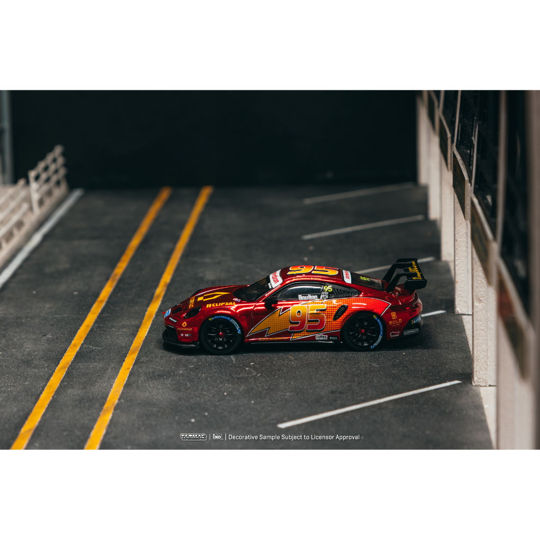 *PRE-ORDER* Porsche 911 GT3 Cup (992) Porsche Carrera Cup Australia 2025 Brett Boulton, 1:64 Scale (Chrome Red)