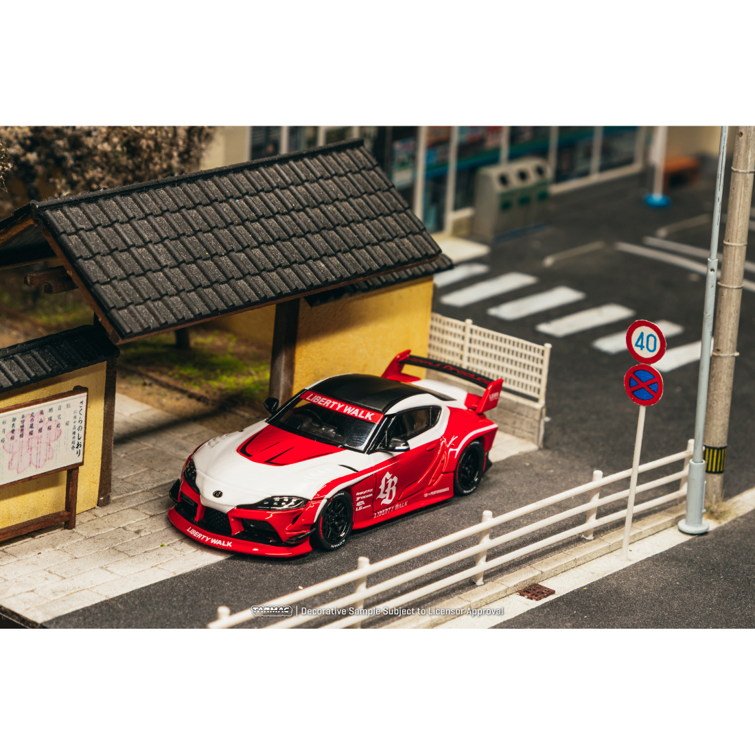 *PRE-ORDER* LB-WORKS TOYOTA SUPRA (A90), 1:64 Scale (Red)