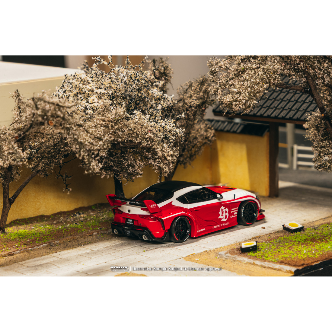*PRE-ORDER* LB-WORKS TOYOTA SUPRA (A90), 1:64 Scale (Red)