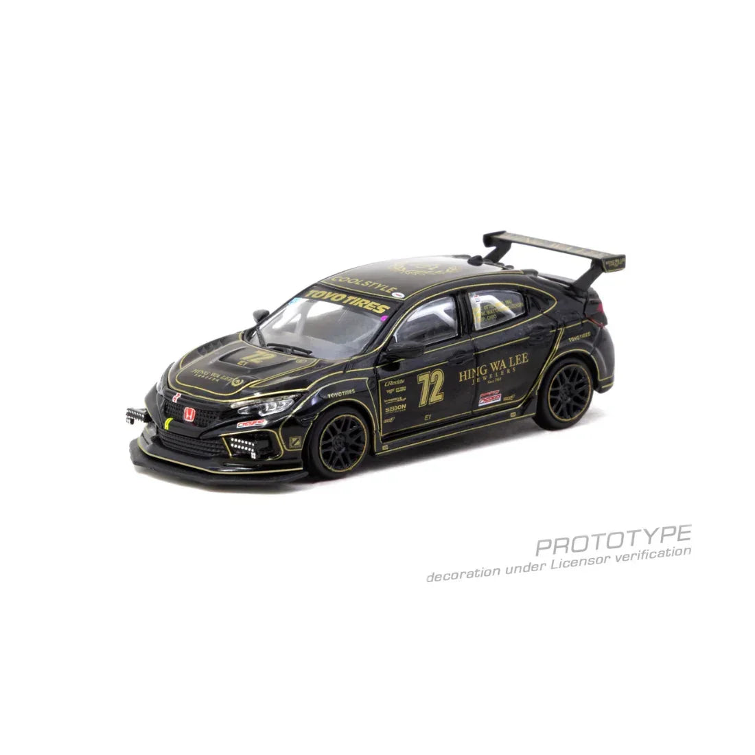 Premium scale diecast model car – *PRE-ORDER* Honda Civic TYPE R FK8 NASA Western Endurance Racing Championship 2021, 1:64 Scale Collectible