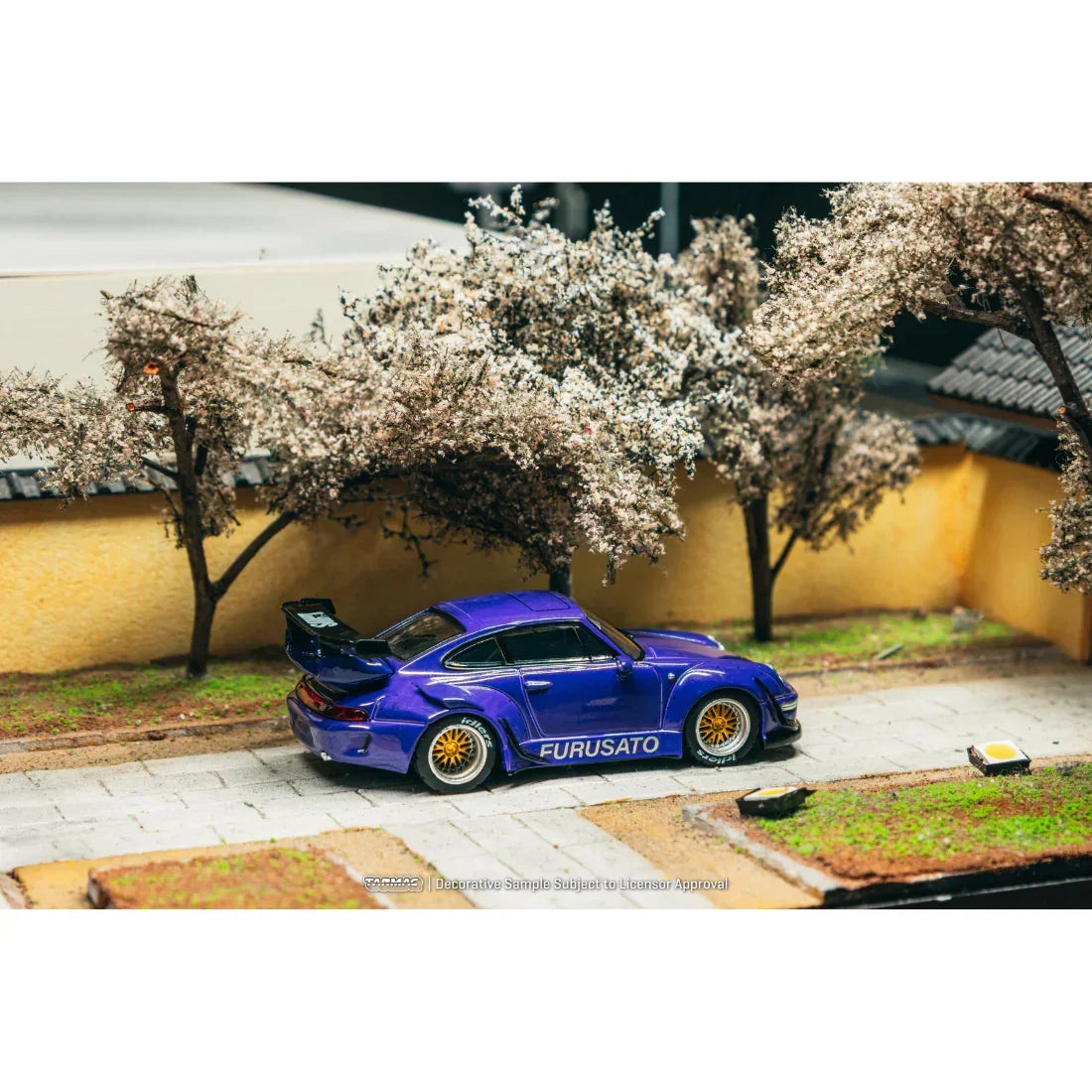Premium scale diecast model car – *PRE-ORDER* RWB 993 Furusato (Model Car + Trading Cards Combo Set), 1:64 Scale Collectible