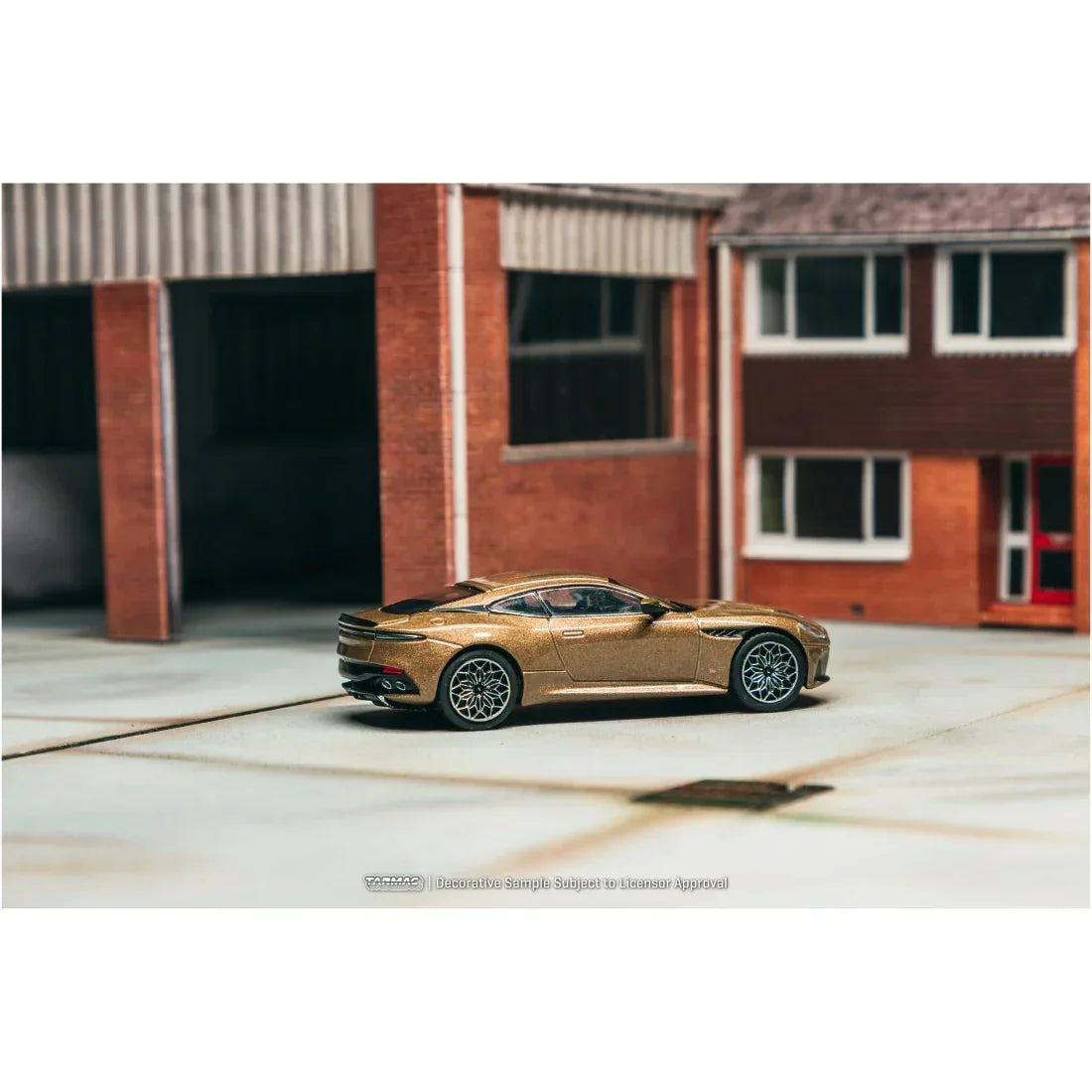 Premium scale diecast model car – *PRE-ORDER* Aston Martin DBS Superleggera Chance of Chase Car, 1:64 Scale (Brown Metallic) Collectible