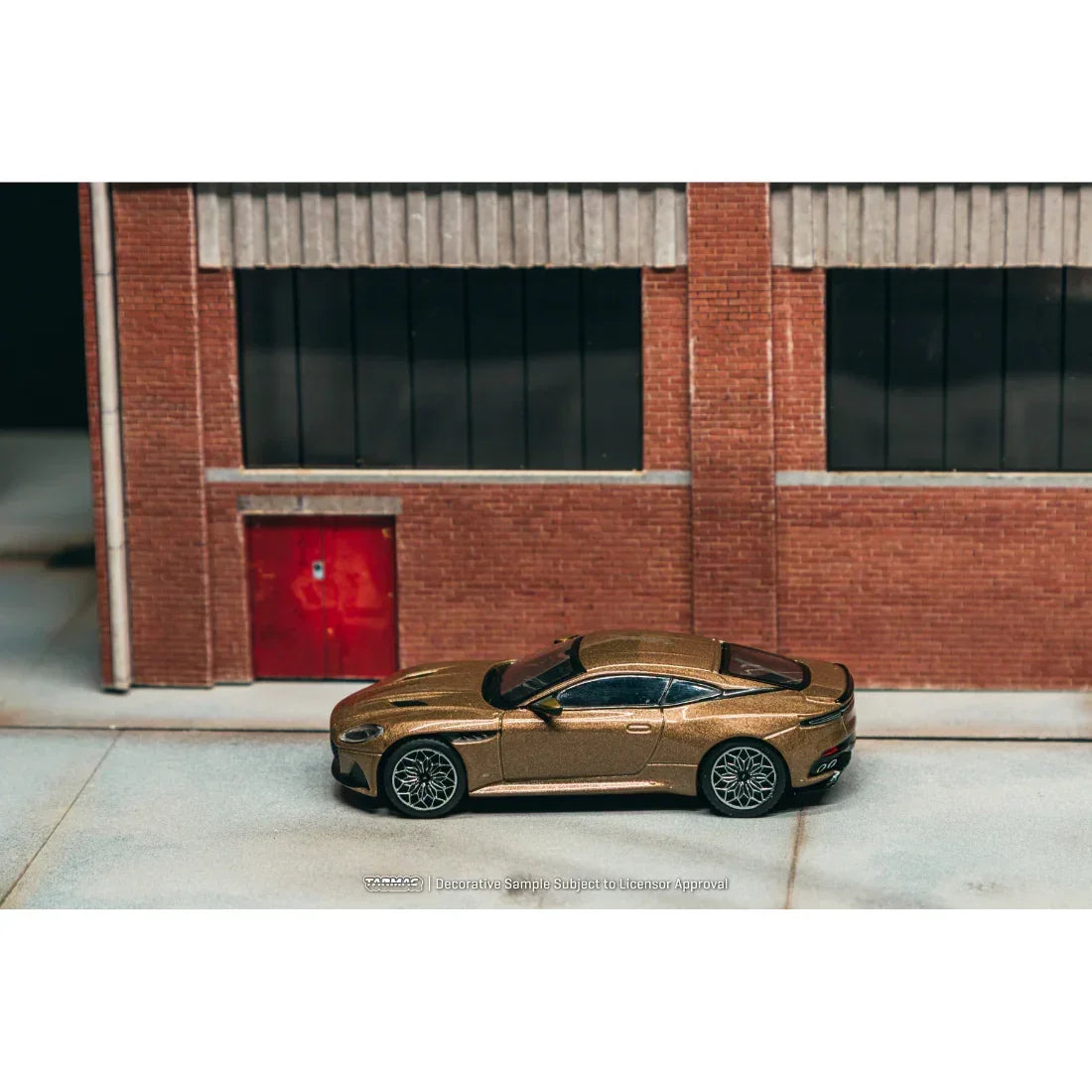 Premium scale diecast model car – *PRE-ORDER* Aston Martin DBS Superleggera Chance of Chase Car, 1:64 Scale (Brown Metallic) Collectible