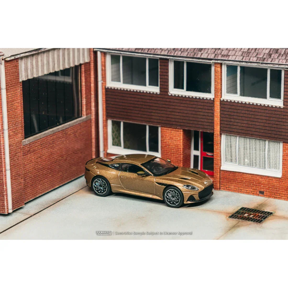 Premium scale diecast model car – *PRE-ORDER* Aston Martin DBS Superleggera Chance of Chase Car, 1:64 Scale (Brown Metallic) Collectible