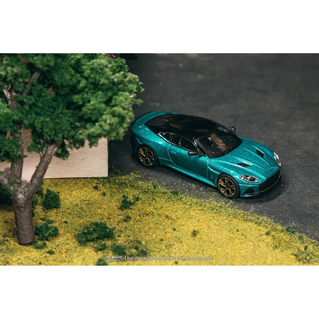 Premium scale diecast model car – *PRE-ORDER* Aston Martin DBS Superleggera Chance of Chase Car, 1:64 Scale (Green Metallic) Collectible