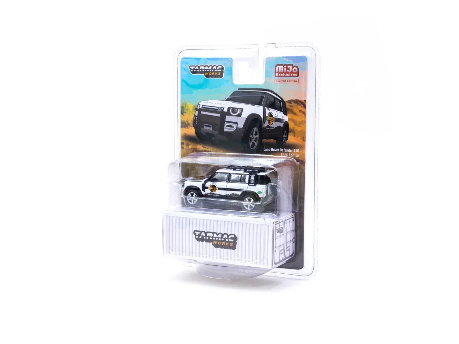 Premium scale diecast model car – Land Rover Defender 110 TRēK Edition - Global64, 1:64 Scale (White) Collectible