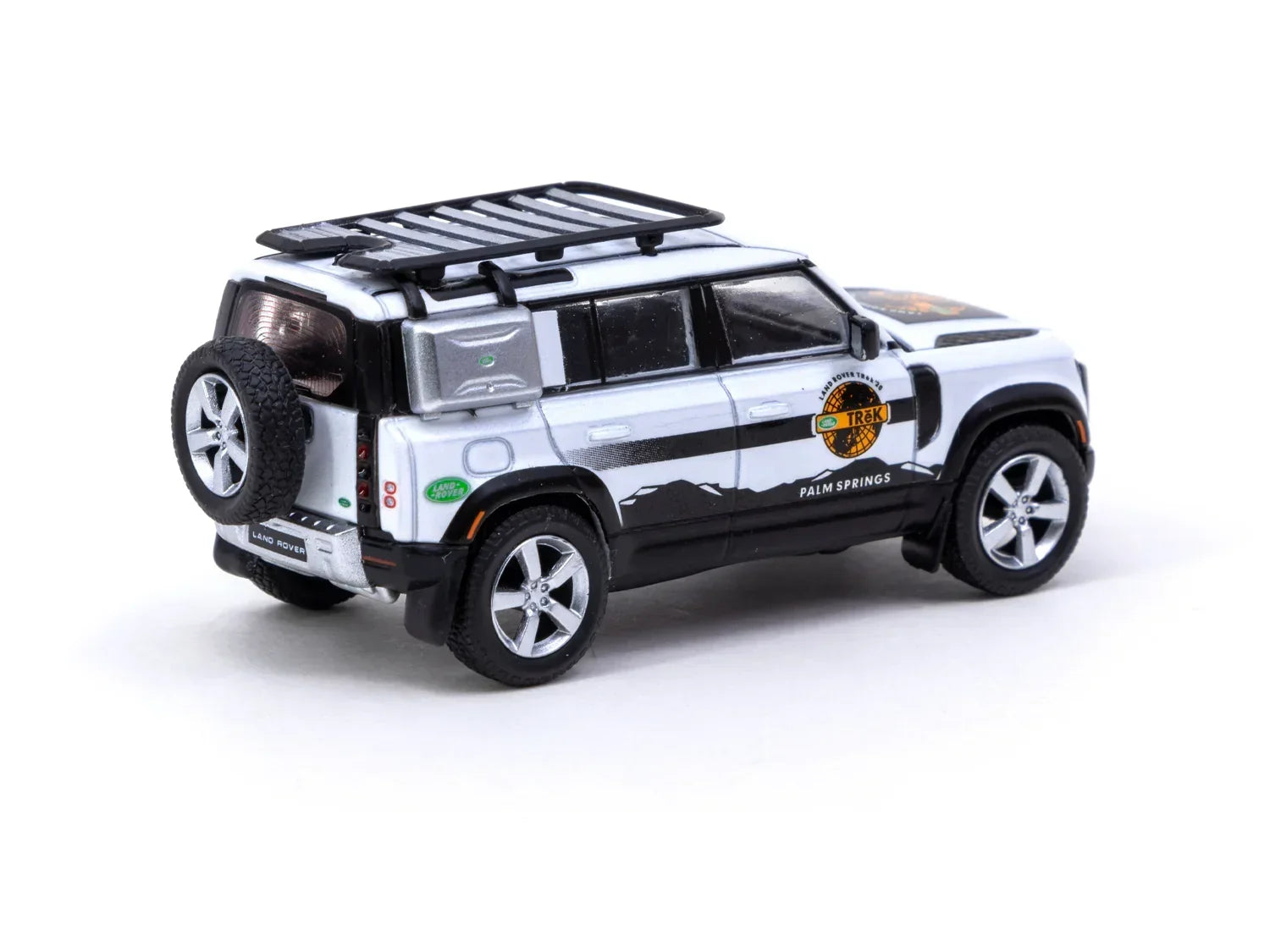 Premium scale diecast model car – Land Rover Defender 110 TRēK Edition - Global64, 1:64 Scale (White) Collectible