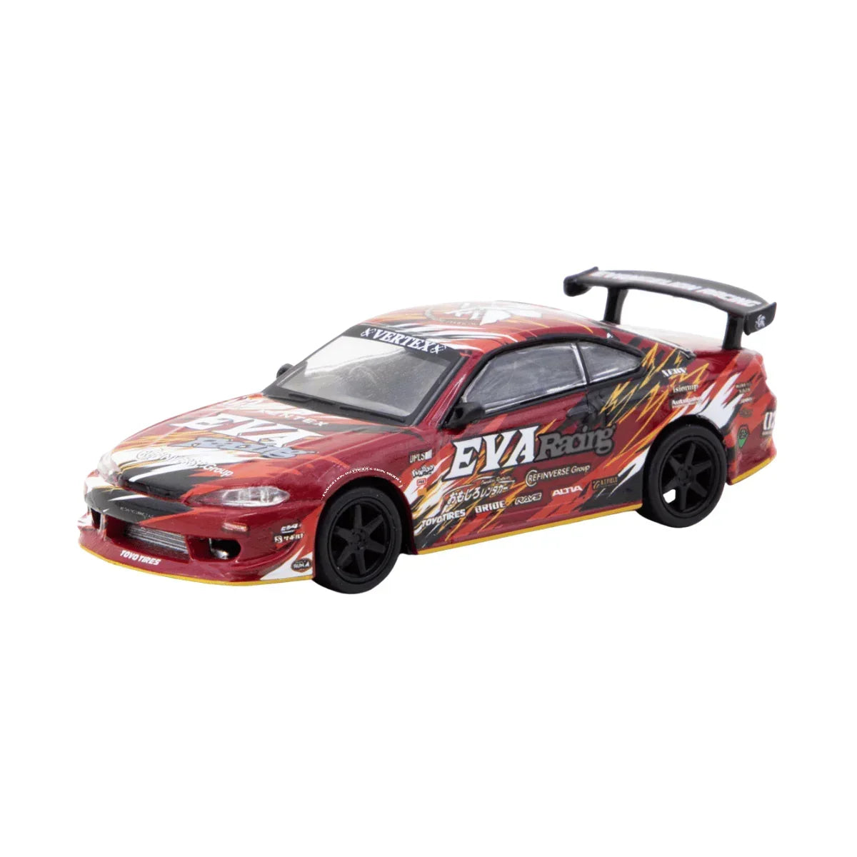 Premium scale diecast model car – *PRE-ORDER* Nissan EVA RT Production Model-02 S15, 1:64 Scale Collectible