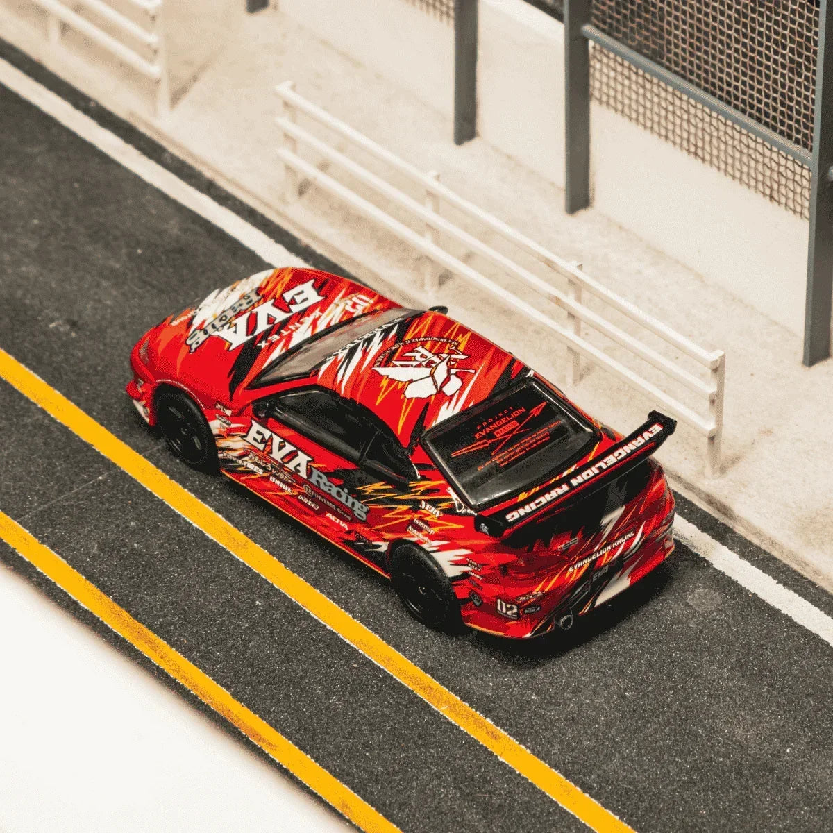 Premium scale diecast model car – *PRE-ORDER* Nissan EVA RT Production Model-02 S15, 1:64 Scale Collectible