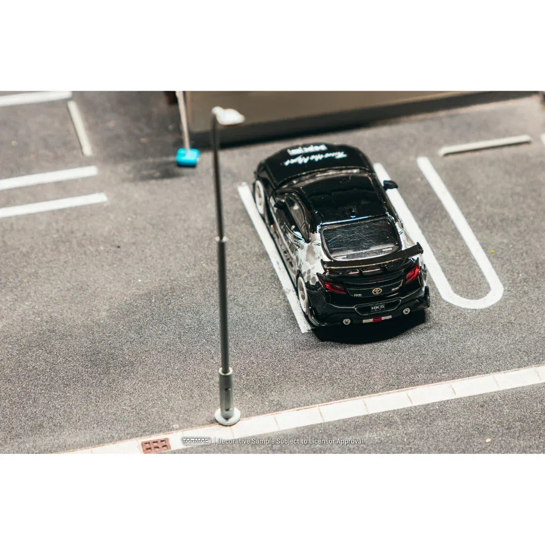 Premium scale diecast model car – *PRE-ORDER* HKS Toyota GR86 Chance of Chase Car, 1:64 Scale (Black) Collectible