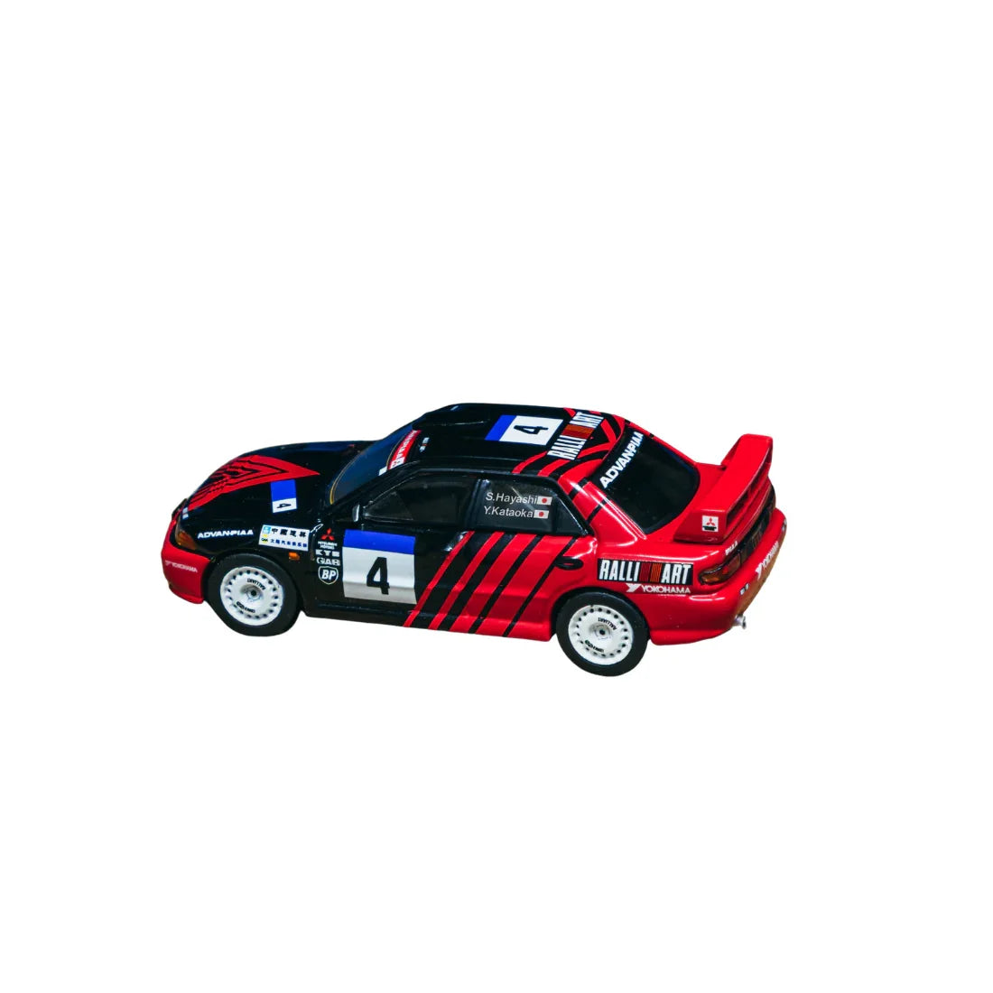 Premium scale diecast model car – *PRE-ORDER* Mitsubishi Lancer Evolution III China Rally Yoshihiro Kataoka / Satoshi Hayashi (Chance of Chase Car) 1998, 1:64 Scale Collectible