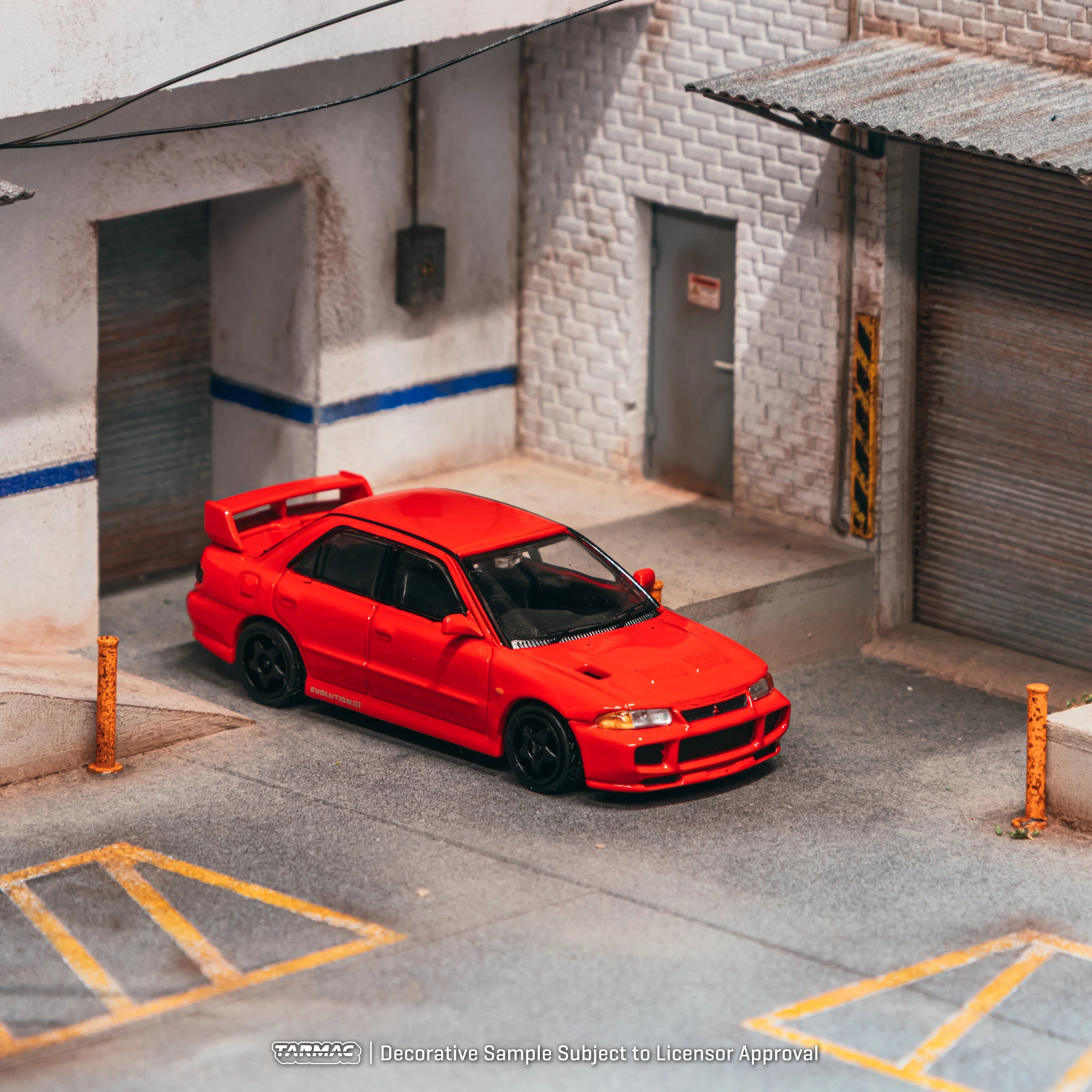 Premium scale diecast model car – *PRE-ORDER* Mitsubishi Lancer GSR Evolution III Red (Chance of Chase Car), 1:64 Scale Collectible