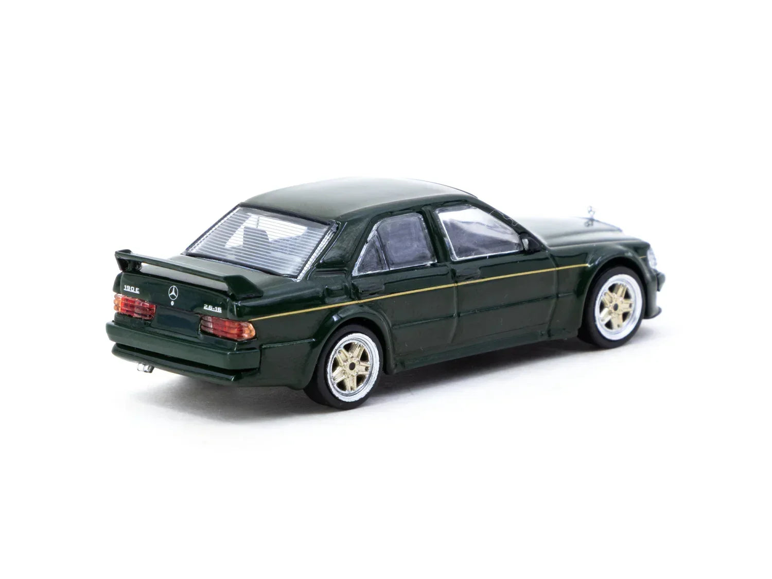 Premium scale diecast model car – Mercedes-Benz 190 E 2.5-16 Evo 1 Toyo Tires - Global64, 1:64 Scale (Black) Collectible