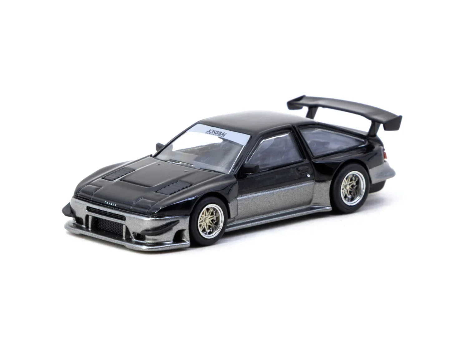 Premium scale diecast model car – Toyota Sprinter Trueno AE86 Widebody - Global64, 1:64 Scale (Black) Collectible