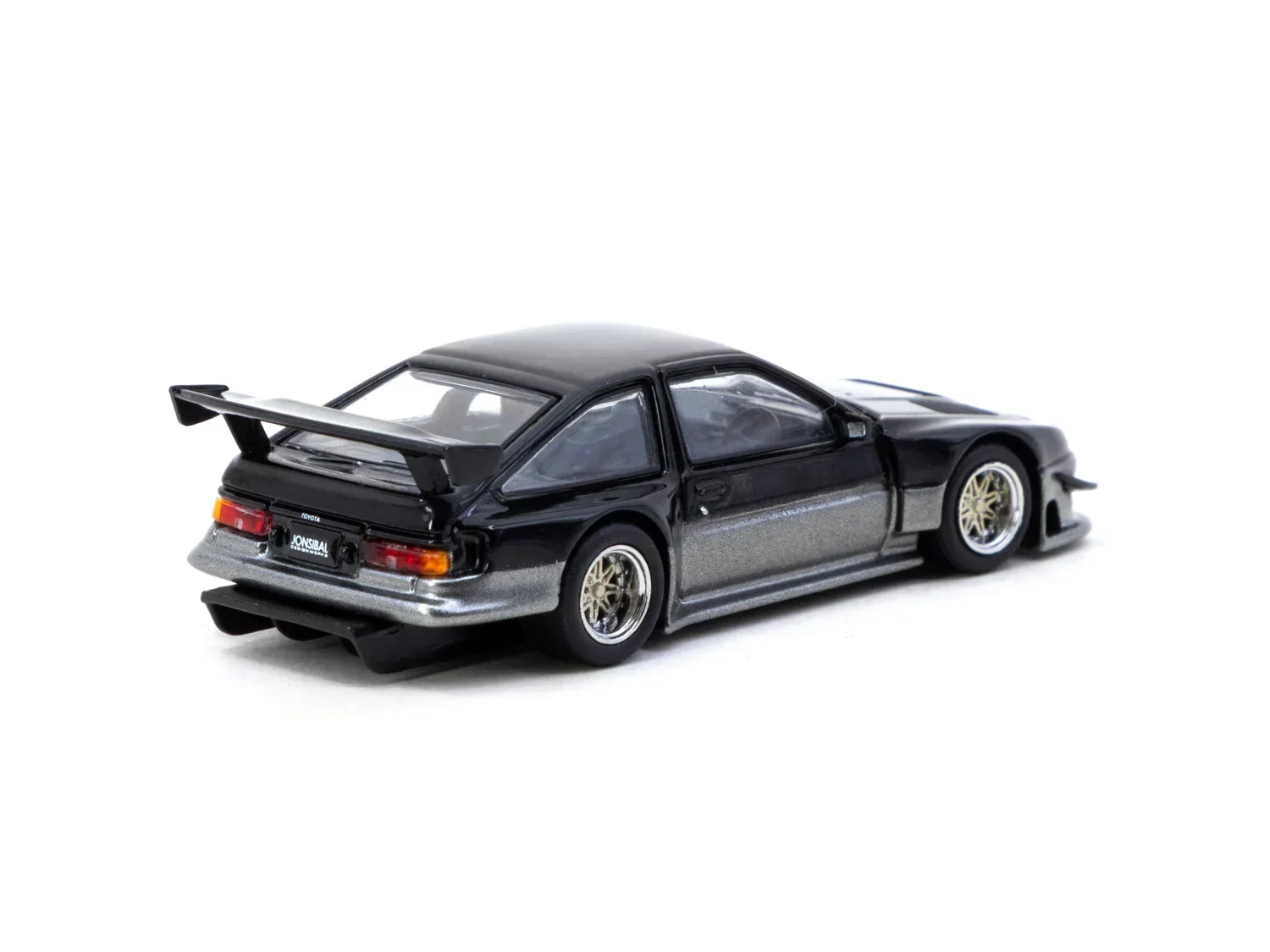 Premium scale diecast model car – Toyota Sprinter Trueno AE86 Widebody - Global64, 1:64 Scale (Black) Collectible