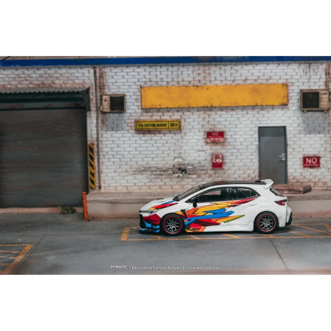 Premium scale diecast model car – *PRE-ORDER* Toyota GR Corolla Widebody Chance of Chase Car, 1:64 Scale (White) Collectible