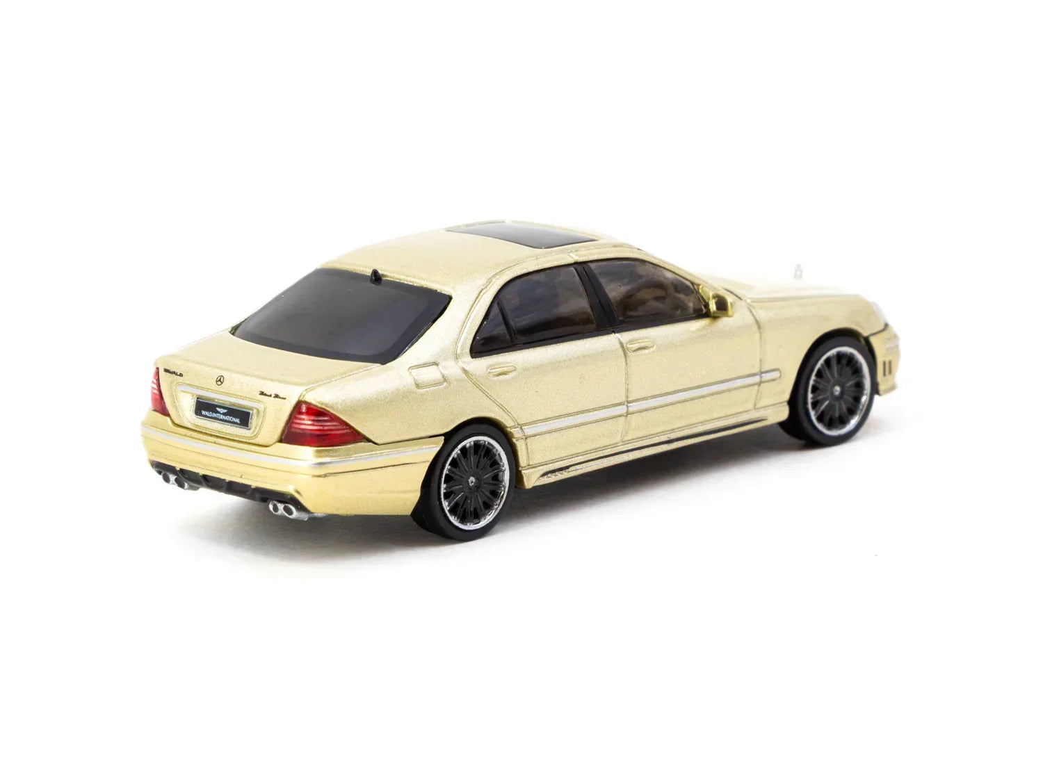 Premium scale diecast model car – Mercedes-Benz S-Class Wald CLDC Special Edition - Global64, 1:64 Scale (Beige) Collectible